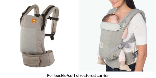 Soft Structured Carriers or full buckle carriers